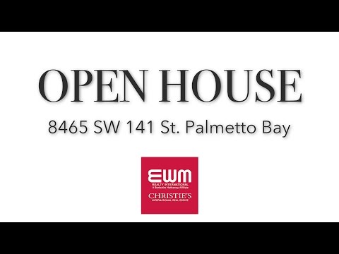 OPEN HOUSE- 8465 SW 141 St | REELESTATES.COM