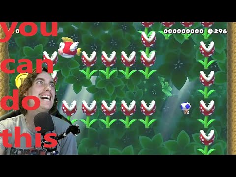 How to Play a Fall/Dropper Level in Super Mario Maker 2