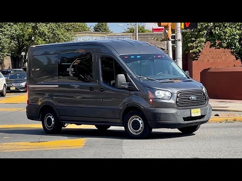 Unmarked Paterson Police Ford Transit Van Responding 9-18-22