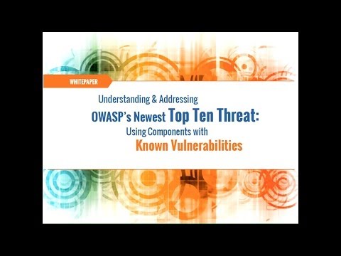 Image thumbnail for talk An Introduction to the Newest Addition to the OWASP Top 10