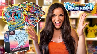 I Opened The NEW Pokemon Center Chaos Rising ETB & Booster Box… BIG Mistake!?