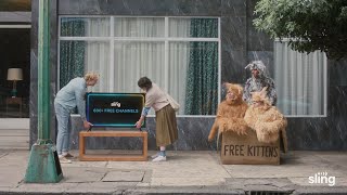 Sling Free TV or Free Kittens? | Sling Commercial 2025