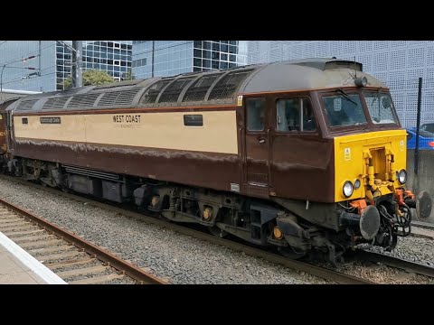 WCR Class 57 57313 & Class 47 47813 Top & Tail Northern Belle Charter through Milton Keynes 25/5/23