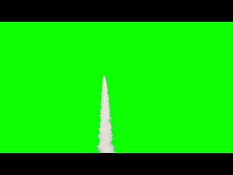 ASAT Missile Launch / Green Screen 8 Secs (Realistic)