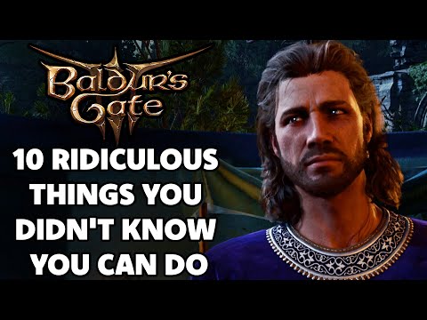 Baldur's Gate 3 - 10 Ridiculous Things YOU DIDN'T KNOW You Can Do