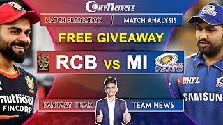 MI vs RCB |   Team Prediction | Playing11 | IPL 2021 | RCB vs MI | MI vs BLR | Episode - 1