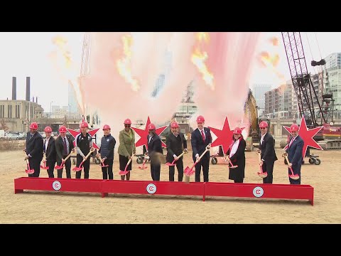 City leaders assemble for groundbreaking of Chicago Fire FC's new stadium in The 78