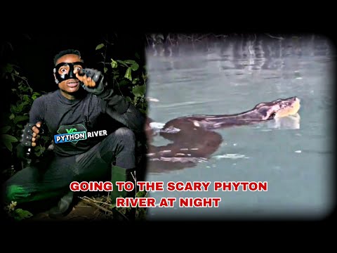 Going To The Scary Python River At Night