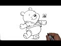 How To Draw Winnie The Pooh Bear Easy