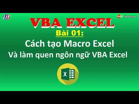 Cách tạo Macro Excel Và làm quen ngôn ngữ VBA Excel
