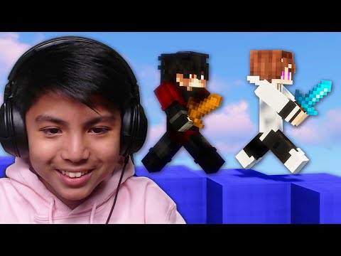 I Carried ItzGlimpse in Hypixel Bedwars