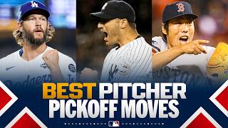 Best pickoffs and pickoff moves! (Ft. Pettitte, Fried, Kershaw, Hendricks & MORE) | MLB Highlights