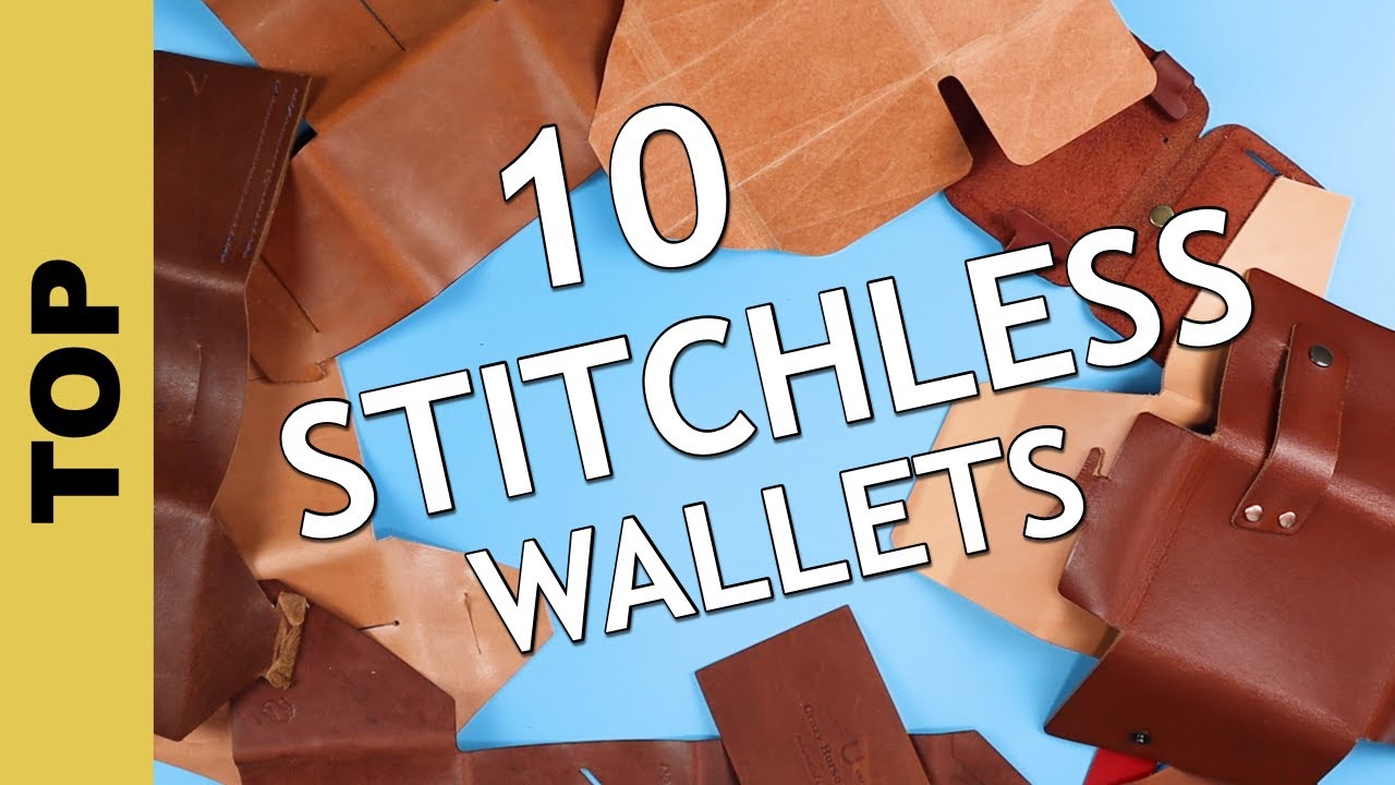 TOP 10 No/Low Stitch Leather Wallets; +3 NEW