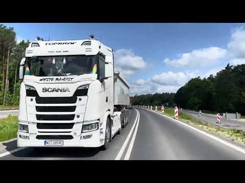 Przejazd trasy głównej od km 2+500 do km 0+600