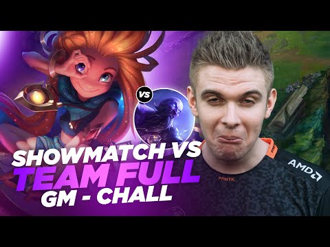 RHOBALAS : GAME 2 SHOWMATCH VS TEAM FULL GM/CHALL - ZOE VS RYZE | LOL FR