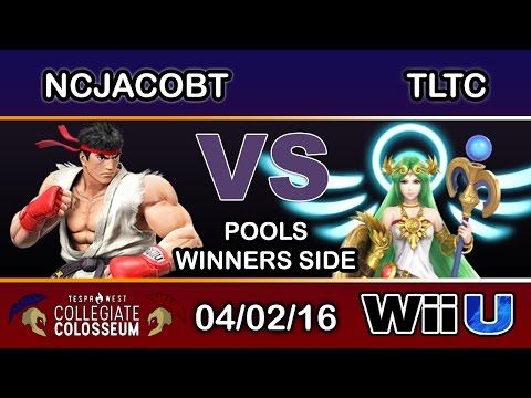 Tespa Collegiate: SCB | NCJacobT (Ryu) Vs. SCB | TLTC (Palutena) Pools Winners - Smash Wii U
