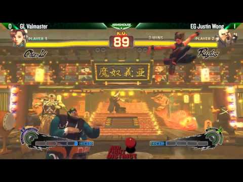 GL.Valmaster (Chun-Li) vs EG.Justin Wong (Rufus) - losers RFD USF4