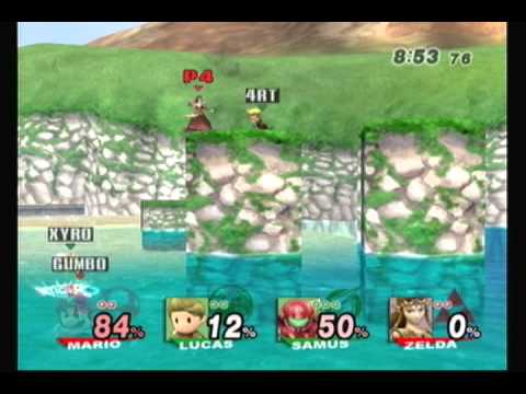 LT: Trela(Lucus) & Xyro(Samus) vs Denti(Mario) & Sync(Zelda) 2