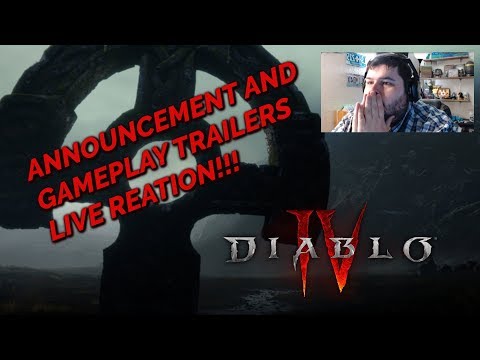 DIABLO 4 ANNOUNCEMENT LIVE REACTION! Blizzcon 2019!
