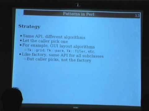 Dave Rolsky - Patterns in Perl