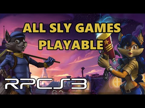 RPCS3 - All Sly Games Now Playable! (4K 60fps gameplay)