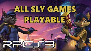 RPCS3 - All Sly Games Now Playable! (4K 60fps gameplay)