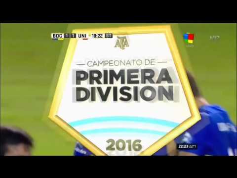 Gol de Lodeiro (1-1) / Boca Juniors 2-1 Unión - Fecha 7 Torneo de Transición 2016