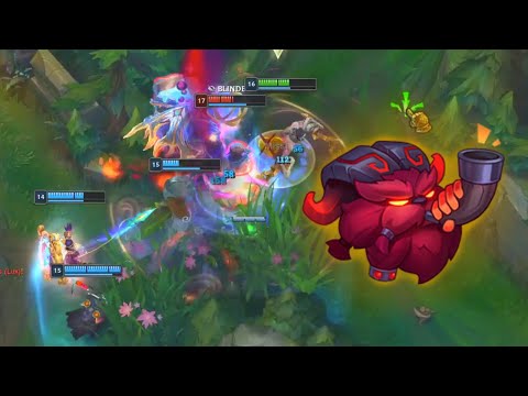 It's a 4v1 but with Ornn and his full tank items