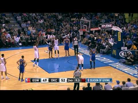 Kevin Durant vs Golden State Warriors 2013.11.29