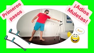 🔴 Cuando empezar a CAMINAR / dejar las MULETAS 🔥 después OPERACIÓN Ligamento CRUZADO Anterior ✅