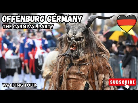 OFFENBURG GERMANY - THE CARNIVAL PARTY - ALLEMAGNE WALKING STREET