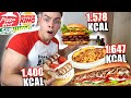 Ich esse 1 Tag lang das FASTFOOD mit den MEISTEN KALORIEN bei FASTFOOD KETTEN (keine gute Idee...)
