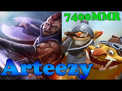 Dota 2 - Arteezy 7400MMR Plays Techies and Anti Mage - Ranked Match Gameplay