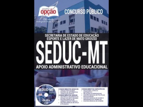 Apostila Concurso SEDUC MT Apoio Administrativo Educacional PDF Download