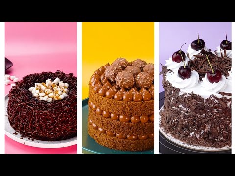 Chocolate Cake Decorating | Tik Tok | Chocolate Cake Design | food world | sanduni wathsala