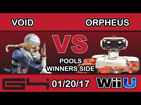 Genesis 4 - CLG | VoiD (Sheik) Vs. Orpheus (ROB) Pools Winners Side - Smash Wii U