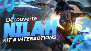 DÉCOUVERTE de la dernière DINGUERIE de RIOT GAMES - NEW CHAMPION NILAH KIT & INTERACTIONS