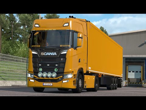 ETS2 1.35 RusMap 1.9.0 Scania S520  Kandalaksha - Lodeynoye Pole