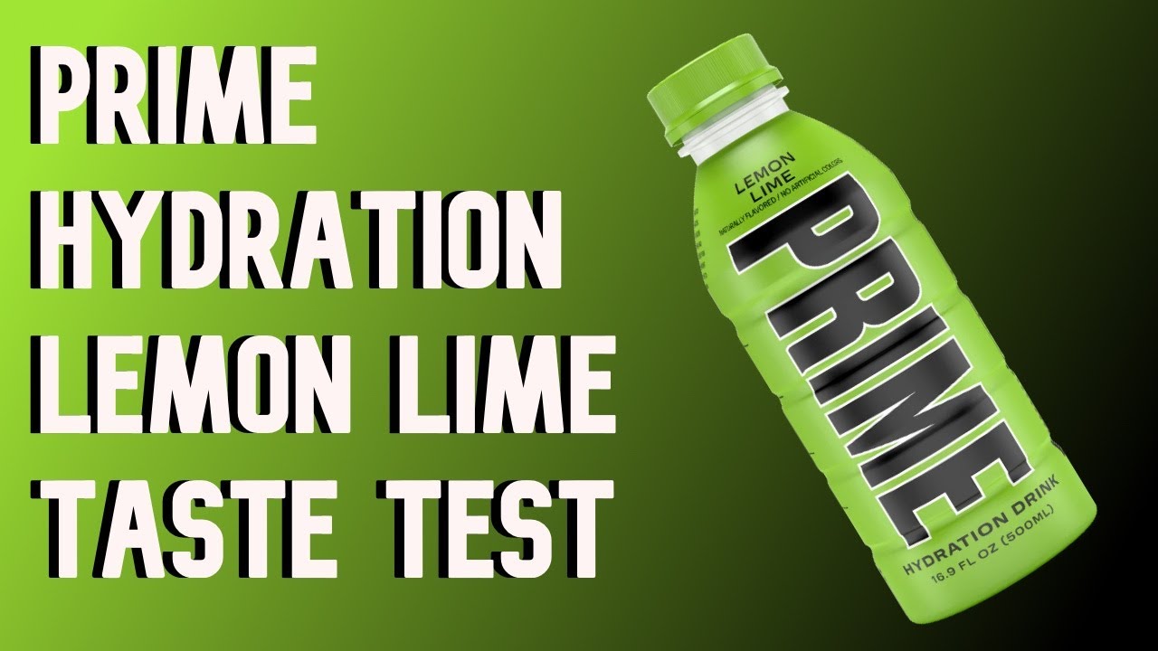 Lemon Lime Prime Hydration Taste Test!