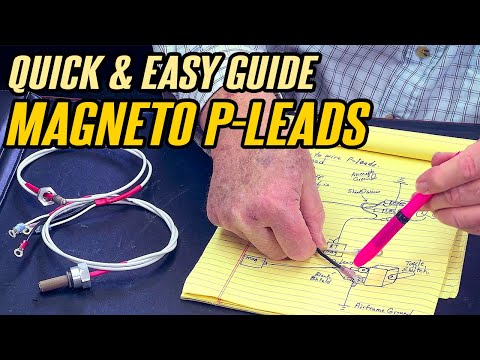 How To Wire Magneto P-Leads to the Mag Switch - Aircraft Maintenance with Bogert Aviation