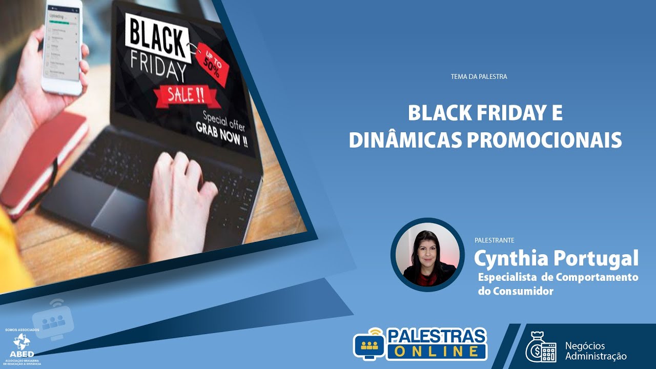 Black Friday - Cynthia Portugal - Palestras Online