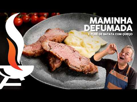 Maminha Defumada com Purê de Batata com Queijo I Churrasqueadas