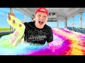 I Filled My School Bus with 1,000 Bath Bombs!