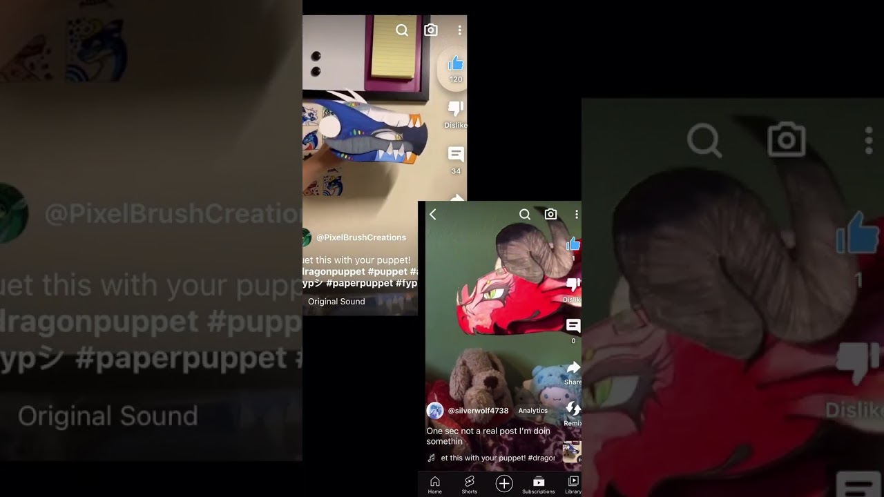 Duet with pixel brush creations :)