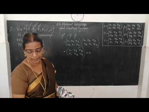 2.6 Normal subgroups and Quotient groups