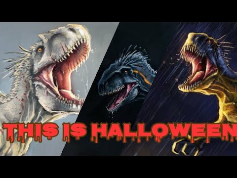 Indominus rex, Indoraptor, & Scorpius rex - This is Halloween (Halloween Special)