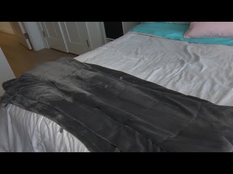 Weighted blankets claim to reduce stress, improve sleep