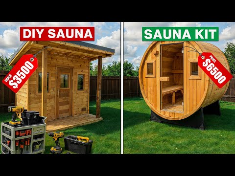 Why I Bought a Kit Barrel Sauna Instead of DIY (Super Easy!)