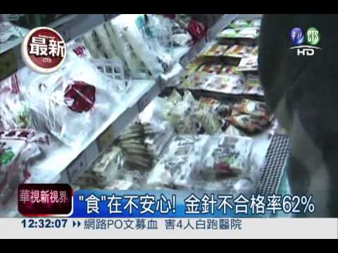 年貨大稽查! 金針62%不合格