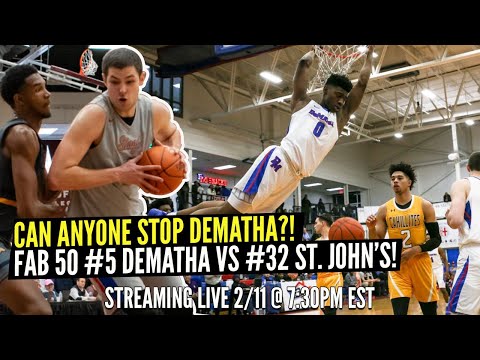 Can Anyone Stop Dematha?! FAB 50 #5 Dematha vs #32 St. John's!!